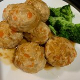 鶏つくねの照り焼き